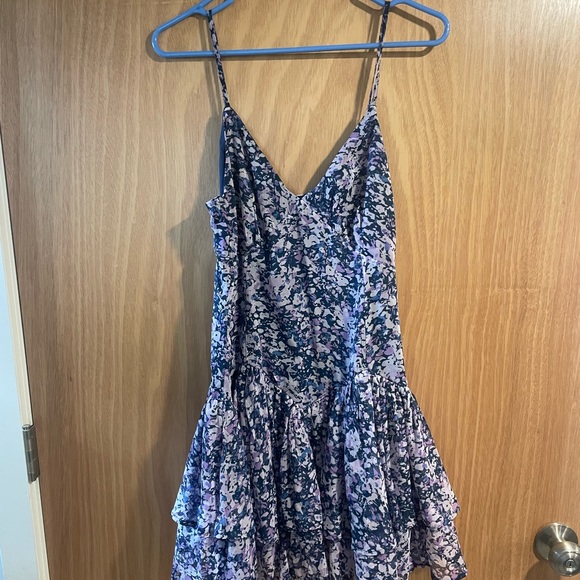 Abercrombie Mini Drop Waist Ruffle Dress - Picture 4 of 5